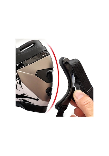 Kask Kamera Çene Tutucu 4 Bacaklı Esnek Kırılmaz Yeni Model