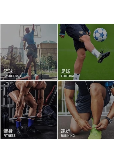 Geeksen Futbol, Beysbol, Basketbol, Ragbi İçin Siyah Profesyonel Kalçak Kompresyon Koruyucu 2 Çift/4 Adet Siyah