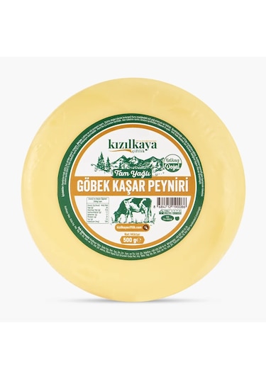 Kızılkaya Çiftlik Göbek Kaşar Peyniri 500 G