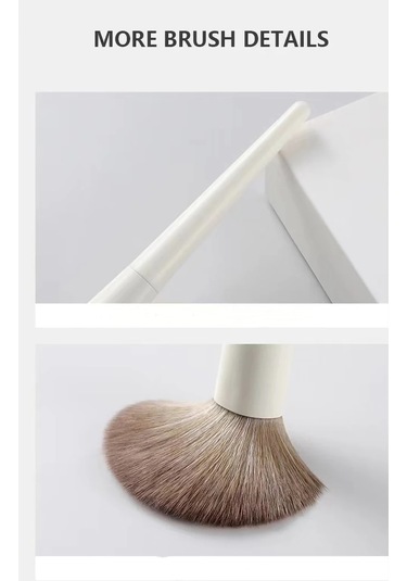 Yumuşak Kabarık Makyaj Fırça Seti Göz Farı Vakfı Kadın Kozmetik
