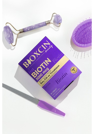 Bioxcin Biotin 5.000 Mcg 30 Tablet - Biotin Çinko 15 Mg Saç Ve Tırnak Vitamini