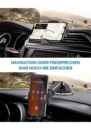 Yingfu Araba Telefon Tutucu, Havalandırma Tutucu, Vakumlu Tutucu 3-in-1 Evrensel Tutucu Diğer
