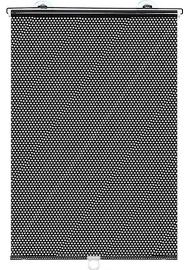 Bosphorusboutique02 Hkd Vantuzlu Geri Çekilebilir Karartma Perdeleri Siyah 58x125cm, Pencere Ve Çatı Pencereleri İçin, Ev Ve Otel Kullanımı İçin Uygun