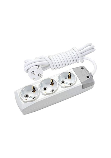 Depa 3lü Topraklı Grup Priz 3 Metre