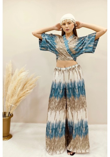 Asprinfashion Alt Üst Digital Takım Çok Renkli