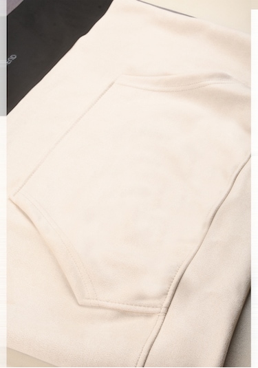 Deepsea Erkek Gri Dar Kesim Süet Kumaş Sweatshirt Kapüşonlu & Şık Tasarım Sweatshirt 2608510 Gri