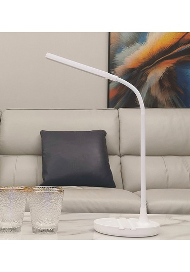 Şarj Edilebilir Göz Korumalı Masa Lambası Kablosuz Mobil Masa Yurt Çalışmaları Uzun Ömürlü Şarjlı Tak-çalış Çift