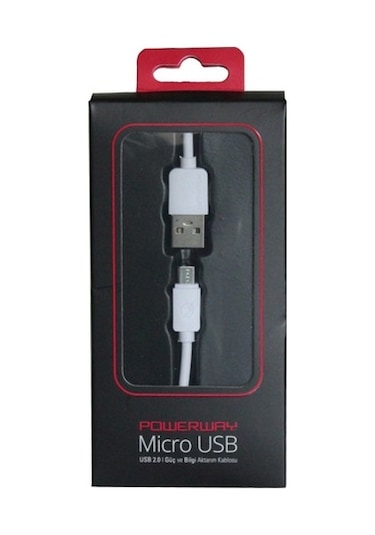 Powerway SM03 1 M Micro USB Hızlı Şarj Kablosu