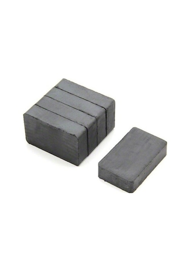 5 Adet 40X25X10 Köşeli Ferrit Kömür Seramik Magnet Mıknatıs 316754302