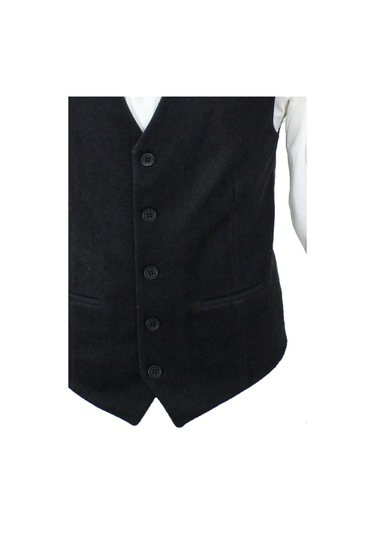 Mentor Regalo Erkek Yelek V Yaka Füme Yün 50587