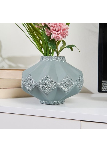 Evidea Deco Anitta Vazo - Gri - 15 Cm Gri