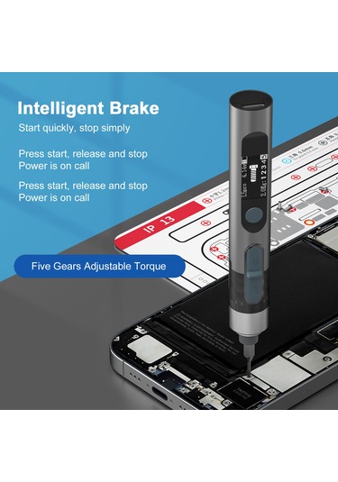 Springsun Dl-1 El Elektrikli Tornavida Seti, Cep Telefonu Tamiri İçin 24 Uçlu, Taşınabilir, Hız Ve Tork Ayarlı Tamir Aracı