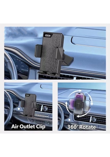 Araç Araba Telefon Tutucu Go Des GD-HD795 Dönebilen Havalandırma Tasarım