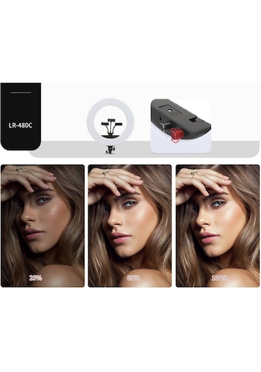 Jinbei Lr-360C Led Ring Light(14 Inc 432 Led)+L-70 Işık Stand Kit