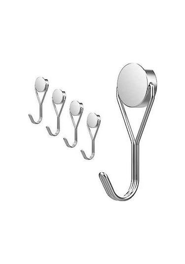 Besthome1 360 Derece Süper Güçlü Mıknatıslı Kanca - Mutfak & Banyo Askısı 4 Adet Diğer Model Diğer