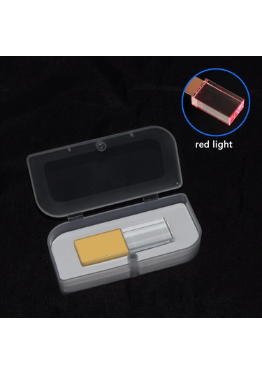 Moda Kristal Tarzı Usb Flash Kalem Sürücü Memoria Usb 4 Gb 8 Gb 16 Gb 32 Gb Usb Gold - Red 32gb Diğer