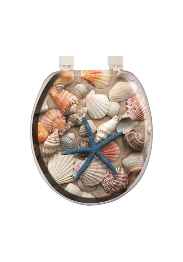 Softy Classic Desenli Yumuşak Klozet Kapağı Beyaz 8691580104169