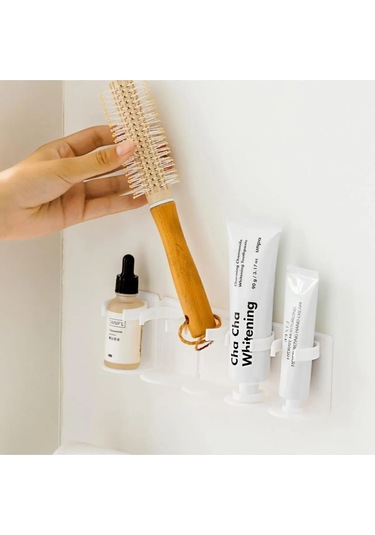 Kendinden Yapışkanlı Baharatlık, Sabunluk Ve Fırçalara Uygun Duvar Rafı Diğer