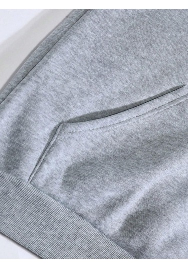 Unisex Kadın/Erkek Boston Renkli Baskılı Oversize Kapüşonlu Sweatshirt