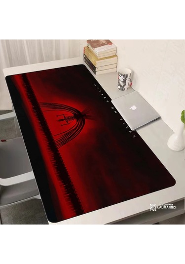 Laumango Titan Oyun Mouse Pad Xxl - Kaymaz Kauçuk Bilgisayar Halı, Klavye Destekli Gamer Aksesuar 40x30 Cm Aprıcot Aprıcot