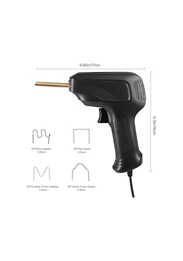 Suntek Tampon Spoiler Siyah Tamir Için Zımba Plastik Kaynak