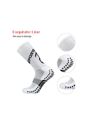 Yaozixa Siyah Profesyonel Antipatlama Futbol Çorapları - Kayma Engeli, Ayak Ağrısı Ve Panyonu Önleyen Spor Çorapları 38-45 Eu
