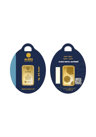 Agakulche 1 Gr 995 24 Ayar Amr Külçe Altın