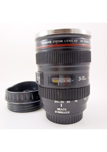 Objektif Görünümlü Termos Bardak Tdrtr Renkli