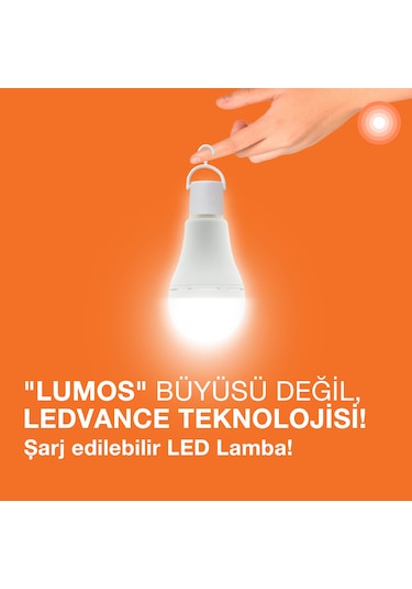 Osram Led 8 W 3000K 806LM E27 Duy Sarı Işık Şarjlı Ampul