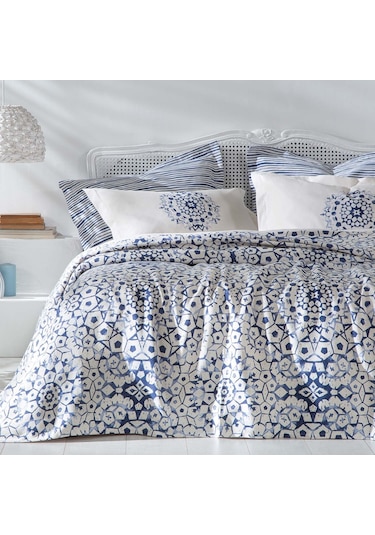 Yataş Bedding Sancia Çift Kişilik Pike Takımı - Mavi
