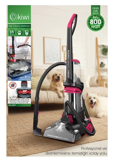 Kiwi KCC-4371 Halı Yıkama Makinesi
