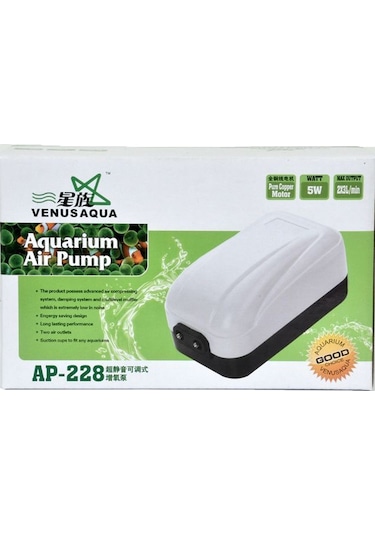 Venusaqua Ap228 Çift Çıkışlı Hava Motoru