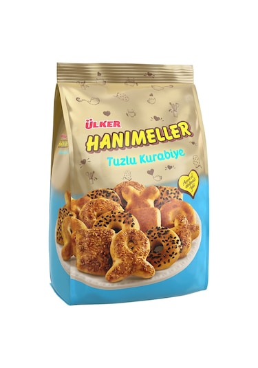 Ülker Hanımeller Karışık Tuzlu Kurabiye 5 x 150 G