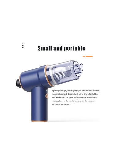 Küçük Kablosuz Şarj Araba Elektrikli Süpürge El Yüksek Güçlü Elektrikli Süpürge, Renge Göre Sırala: 117cd-siyah