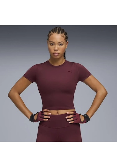 Puma W Shape Baby Tee Kırmızı Kadın Crop