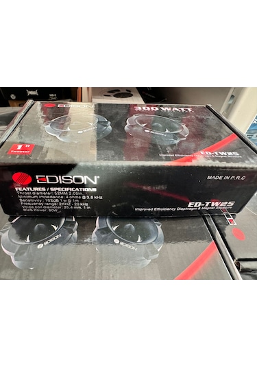 Edisn Spl Neodyum 8 Cm Dome Tweeter 300w 60 Rms