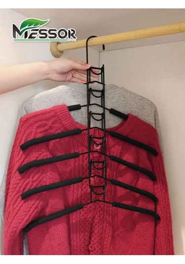 Messor 12'li Çok Seviyeli Dönüşebilen Askı 101315788 Siyah