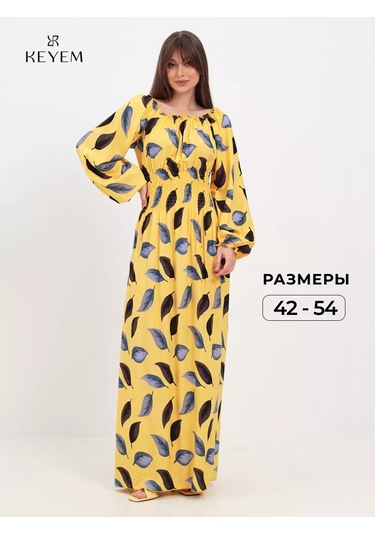 Keyem Uzun Kollu Büyük Beden Akşam Elbisesi 162093145 Gri