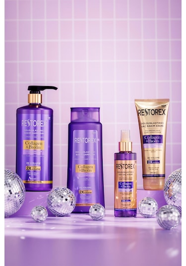 Restorex Collagen & Biotin Hacimsiz Saçlar Için Dolgunlaştırıcı Şampuan 500ml