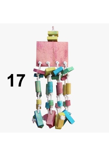 Papağan Tünek Oyuncağı Kuş Tüneği 17