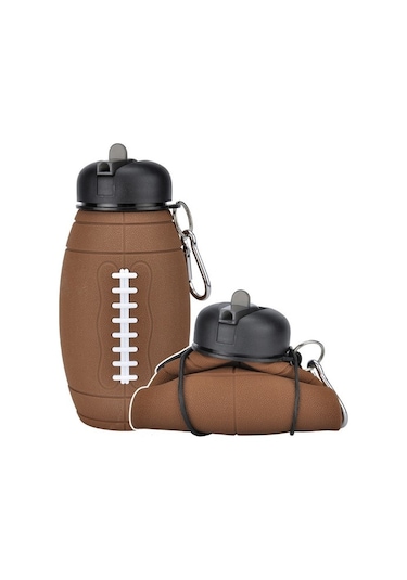 Rugby Shape Çocuk Spor Su Şişesi 600m Ml Gjnn2b Kahverengi