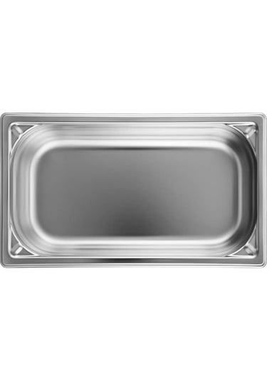 Gastronorm Küvet Paslanmaz Çelik Gn 1/3 - 100 Mm Gümüş