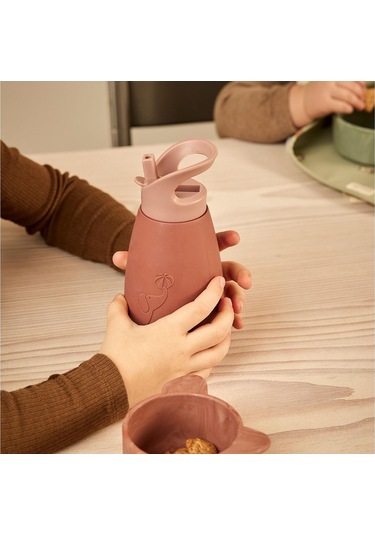 Nuuroo Pax Silikon Pipetli Suluk Mahogany Pembe 350 Ml