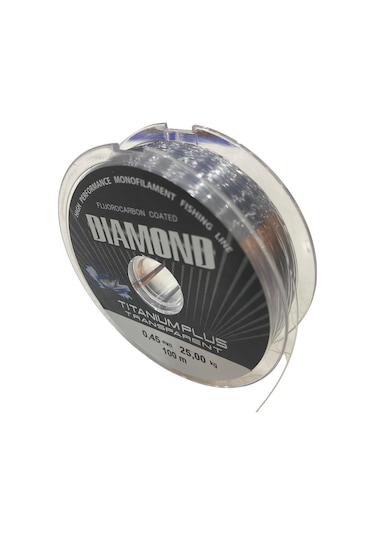 Bauer Diamond Titanium Plus 0.45 Mm 100 Mt Makara Misina - Renk: Füme 25 Kg