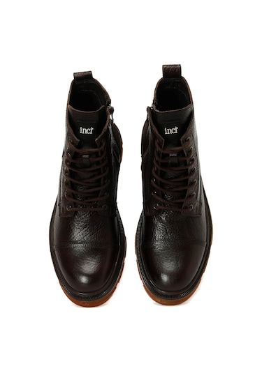 İnci 101924645 Reve Kahverengi Erkek Hakiki Deri Postal Kahverengi