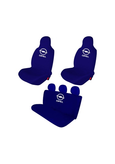 Opel Araç Koltuk Kılıfı Koruyucu Penye Servis Kılıfı Lacivert