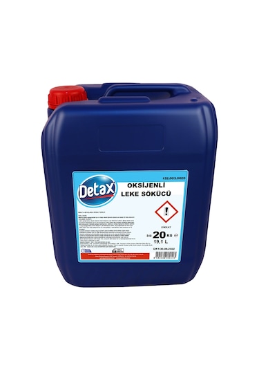 Detax Çamaşır Suyu 20 Kg Klasik Tekli