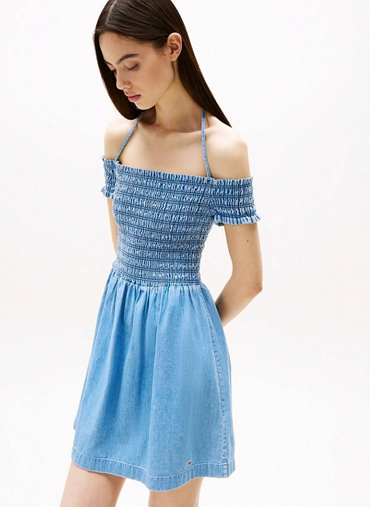 Tommy Hilfiger Kadın Tjw Chambary Fit & Flare Elbise Çok Renkli