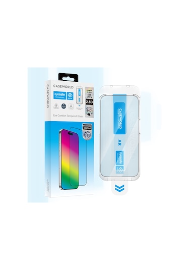 Galaxy Uyumlu S26 Plus Caseworld Applicator Serisi 2.5d Eyesafe Mavi Işık Teknolojili 0.25mm Ekran Koruyucu