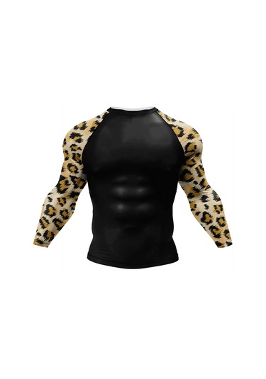 Prosperlink Cody Lundin Sıkı Uzun Kollu Mma Bjj Savaş Tişörtü - Grappling Eğitimi İçin Spor Kıyafetierkek Yellow